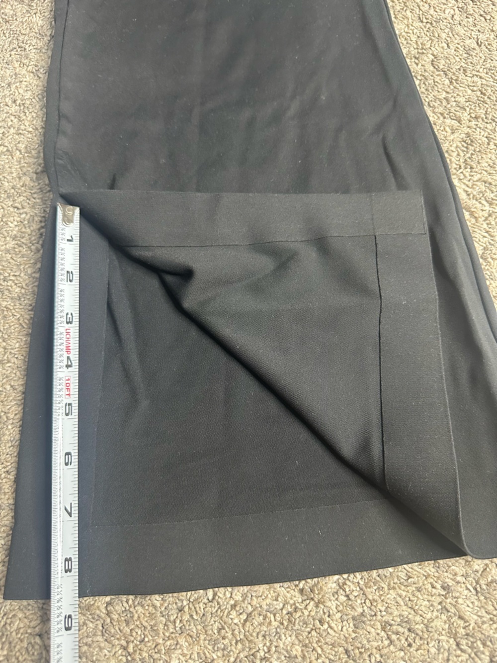 Athleta Venice Flare Pant Large black high rise Athleisure travel pockets casual - Picture 15 of 15